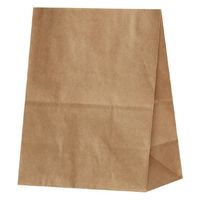 パックタケヤマ 惣菜袋 紙袋 H300 耐油角底袋 茶無地 XZT55303 1袋(100個)（直送品）