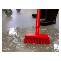 ヴァイカン ブラシ  コンパクトデッキブラシ ハード レッド 70424 70424 1個（直送品）