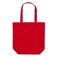 United Athle エコバッグ 1460-01 キャンバストートバッグ レッド M 146001369 1袋(1個)（直送品）