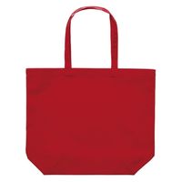 United Athle エコバッグ 1460-01 キャンバストートバッグ レッド L 146001469 1袋(1個)（直送品）