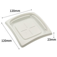 リスパック 惣菜容器 バイオデリカ リッジ12B 白 RHBH041 1袋(50個)（直送品）