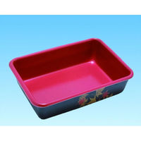 青葉紙業 弁当容器 B-3 耐熱もみじ内赤 本体 201308 1袋(50個)（直送品）