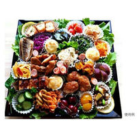 ニシキ 寿司容器 角皿(30)黒 2131300600 1袋(10個)（直送品）