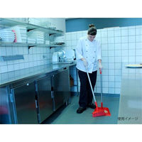 ヴァイカン ちりとり スタンドダストパン レッド 56624 1個（直送品）