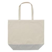 United Athle 1460-01 キャンバストートバッグ ナチュラル・ライトグレー L 14600145204 1袋(1個)（直送品）