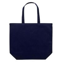 United Athle エコバッグ 1460-01 キャンバストートバッグ ネイビー L 146001486 1袋(1個)（直送品）