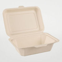 パックスタイル バガス容器 新BBランチ 180-130 00675728 1袋(50個)