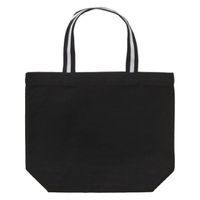 United Athle 1460-01 キャンバストートバッグ ブラック・ブラックアンドホワイト S 14600129834 1袋(1個)（直送品）