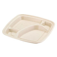 パックスタイル バガス容器 BB弁当 N23-23A ラミ(5枚入) 00678173 1袋(1個)（直送品）