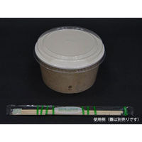 ケーピープラテック どんぶり容器 KM140-750 本体 茶 54965 1袋(50個)（直送品）