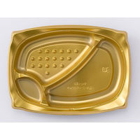 リスパック 饗ロマン10中皿1 ゴールドW RHHR122 1袋(50個)（直送品）