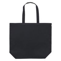 United Athle エコバッグ 1460-01 キャンバストートバッグ ブラック L 14600142 1袋(1個)（直送品）