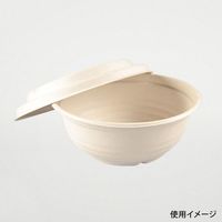 パックスタイル  丼容器 新BBどんぶり D-1 ラミ 00695076 600枚(50枚×12)（直送品）