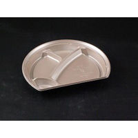 リスパック 弁当容器 バイオデリカ 郷味 半月22-2B K-ときいろ RHBJ632 1袋(50個)（直送品）