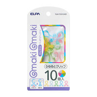 朝日電器 ひねるとクリップ 5色アソート（10個入） TUH-TC01（AS）
