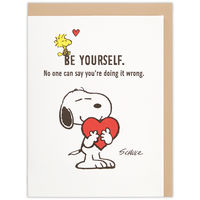 日本ホールマーク グリーティングカード 多目的 立体 スヌーピー ハートをハグ 1セット（6枚）