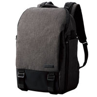 ビジネスリュック 大容量 2STYLE カメラバッグ付属 15.6インチノートPC ブラック BM-OFC01BK エレコム 1個