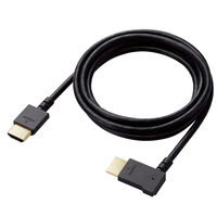 HDMI ケーブル L字 右向き 1.5m 4K 30Hz やわらか ブラック CAC-HD14EYR15BK エレコム 1個