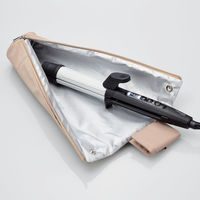 ヘアアイロン ケース 収納 ポーチ 耐熱 温度250度 吊り下げ ストラップ付 ベージュ BA-HIHLFBE エレコム 1個