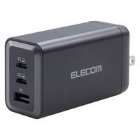 USB充電器 タイプC PD 120W PPS対応 USB-C×2 USB-A×1 黒 EC-AC66120BK エレコム 1個