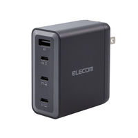 USB充電器 タイプC PD 150W PPS対応 USB-C×3 USB-A×1 黒 EC-AC67150BK エレコム 1個