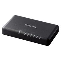 スイッチングハブ 5ポート ギガ LANハブ プラスチック筐体 電源外付 ループ検知 EHC-G05PA2-SB エレコム 1個（直送品）