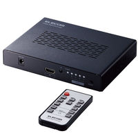 ビデオウォールコントローラー HDMI(出力)4ポート メタル ブラック VSP-VWCHD14BK エレコム 1個（直送品）