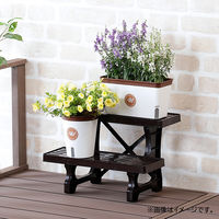 【園芸用品】 ベストコ ベストコ フラワースタンド 2段 450 ブラウン 園芸 菜園 栽培 花 MA-2201 1個