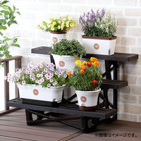 【園芸用品】 ベストコ ベストコ フラワースタンド 3段 900 ブラウン 園芸 菜園 栽培 花 MA-2204 1個