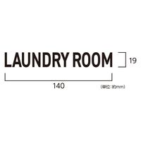 ハイロジック PICT LIFE 「LAUNDLY ROOM」 グレー 1枚 ピクトサイン ピクトグラム（直送品）