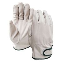 おたふく手袋 オタフク R-253 白 L 豚革手首マジック止 3P 1セット(3双入)（直送品）