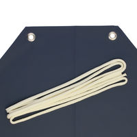 おたふく手袋 エステル 前掛 胸付 紺・ネイビー #6130 1枚