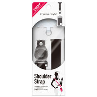 PGA ストラップホルダー付 ショルダーストラップ 2WAYタイプ ブラック PG-SDSTK01BK 1個