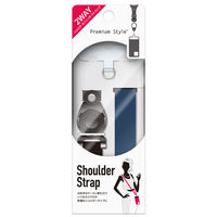 PGA ストラップホルダー付 ショルダーストラップ 2WAYタイプ ネイビー PG-SDSTK02NV 1個