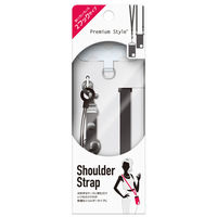PGA ストラップホルダー付 ショルダーストラップ 2フックタイプ ブラック PG-SDSTW01BK 1個