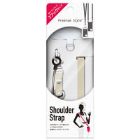 PGA ストラップホルダー付 ショルダーストラップ 2フックタイプ ベージュ PG-SDSTW04BE 1個（直送品）