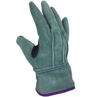 小野商事 牛床革手袋 オイル加工 内綿付き グリーン M 玄武 AG4819 AG4819M 1双（直送品）