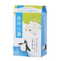 【ギフト】 入浴剤 クール キモチ 氷冷バスソルトセット（ペンギンのきもち×2包、シロクマのきもち×3包）1箱（5包入）グローバルプロダクトプランニング