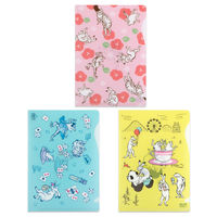 プラス ぴったりすっきりホルダー 洋形2号 限定 鳥獣戯画 2セット（3枚入×2） ファイル 88210