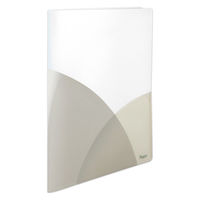 プラス スリムホルダーファイル パスティ A4タテ 4ポケット バニラホワイト 白 クリアファイル 固定式 98867 2冊