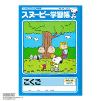 スヌーピー学習帳 こくご 18マス リーダー入り セミB5 PG-14 日本ノート 2冊