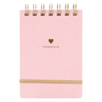 ラボクリップ メモ A7 5ミリ方眼 カミーユ ライトピンク 3冊 CMME01-LP