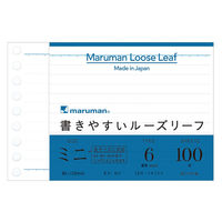 マルマン ルーズリーフ ミニ 6mm横罫 L1431