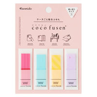 フィルム付箋 ココフセン PATTERN M ピンク 2パック（4色入×2） CF-2002 カンミ堂