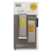 フィルム付箋 クリップココフセン M マスタード 25枚×2ケース CF-7006D 2冊 カンミ堂