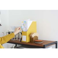 クリアファイル用見出し付箋 ノコト ナチュラル リボン型 6色×3枚 NK-1102 カンミ堂