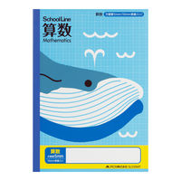 日本ノート 科目名入り スクールライン 算数 セミB5 SLS10MT 2冊