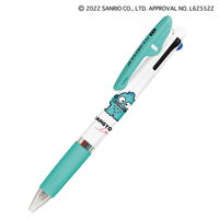 ジェットストリーム サンリオ ハンギョドン 3色ボールペン グリーン軸 0.5mm 301236 カミオジャパン