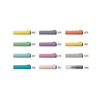 水性マーカー　ABT（エービーティー）　デュアルブラッシュペン（筆ペン+細字）12色セット　パステル　AB-T12CPA　1個　トンボ鉛筆