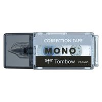MONO モノポケット 修正テープ ブラック 5mm×4m 本体 10個 トンボ鉛筆